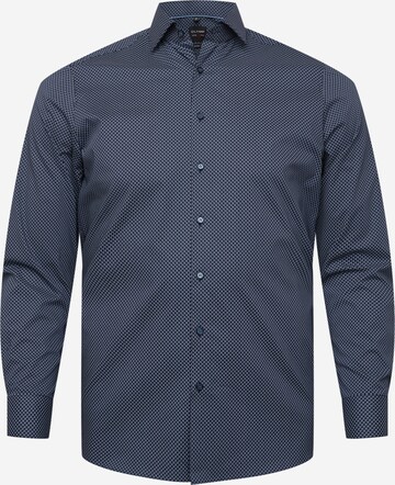 OLYMP - Slim Fit Camisa clássica em azul: frente