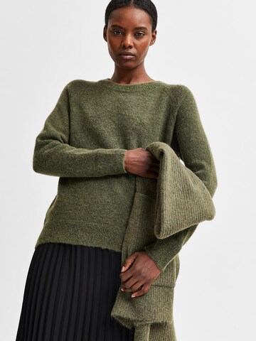 Pull-over 'Lulu' SELECTED FEMME en vert