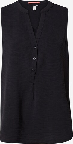 QS Bluse in Schwarz: predná strana