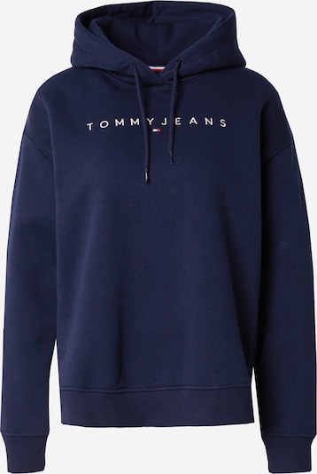 Tommy Jeans Sweatshirt i marinblå / vit, Produktvy