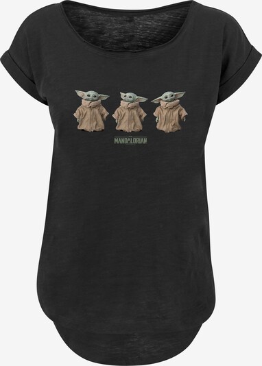 F4NT4STIC T-Shirt 'The Mandalorian The Child Baby Yoda' in hellbraun / grün / schwarz, Produktansicht