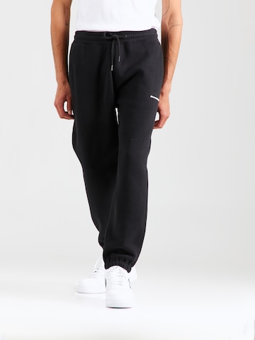 Abercrombie & Fitch Zúžený Kalhoty – černá: přední strana