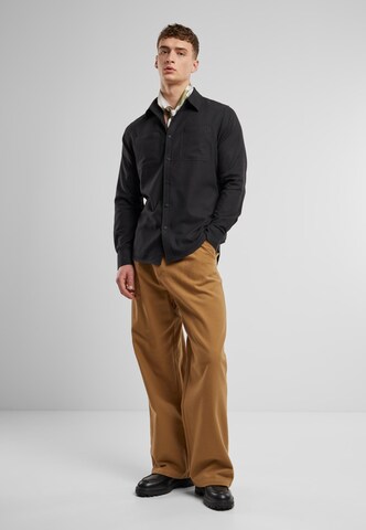 Urban Classics Regular fit Overhemd in Zwart