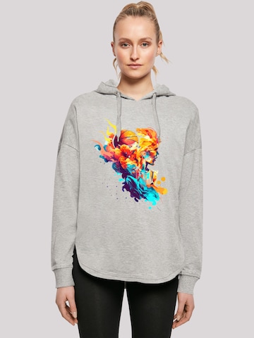 Sweat-shirt 'Basketball Collection' F4NT4STIC en gris : devant