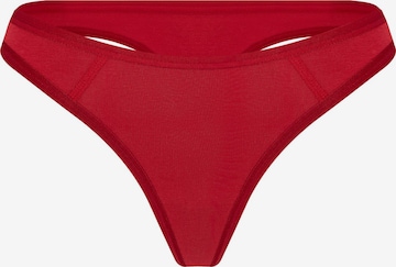 Albero Natur String 'Damen Bio Baumwoll Tanga-Slip' in Rot: Vorderseite