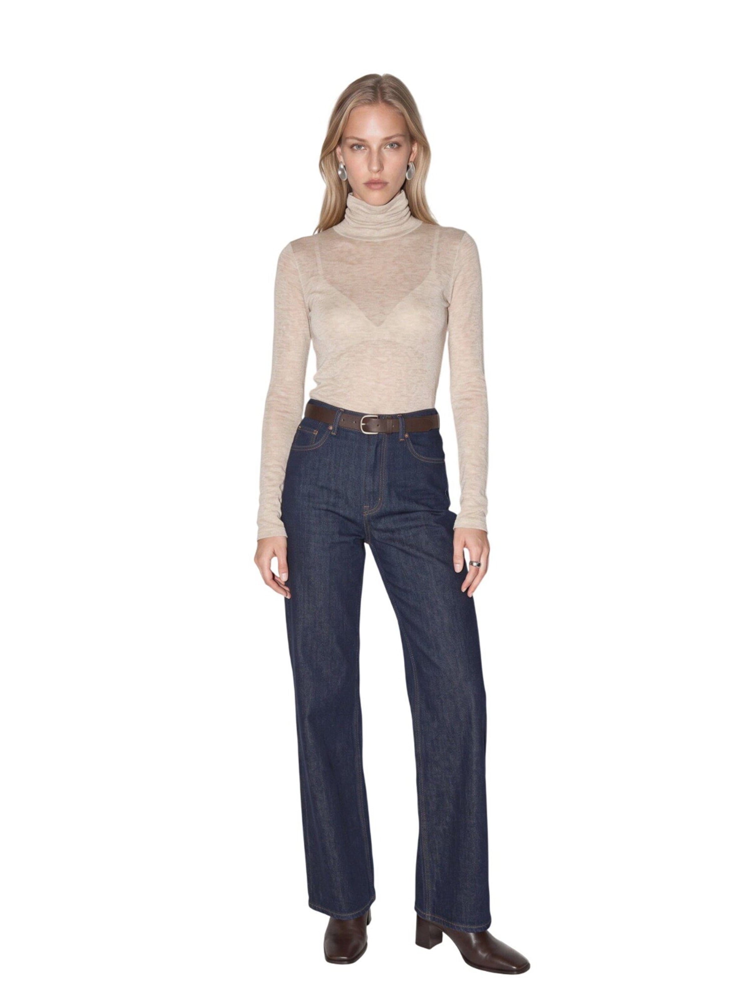 No Matter What Blouse in Beige
