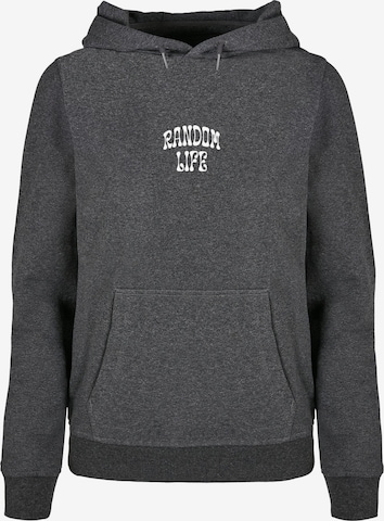 Sweat-shirt 'Random Life' Merchcode en gris : devant