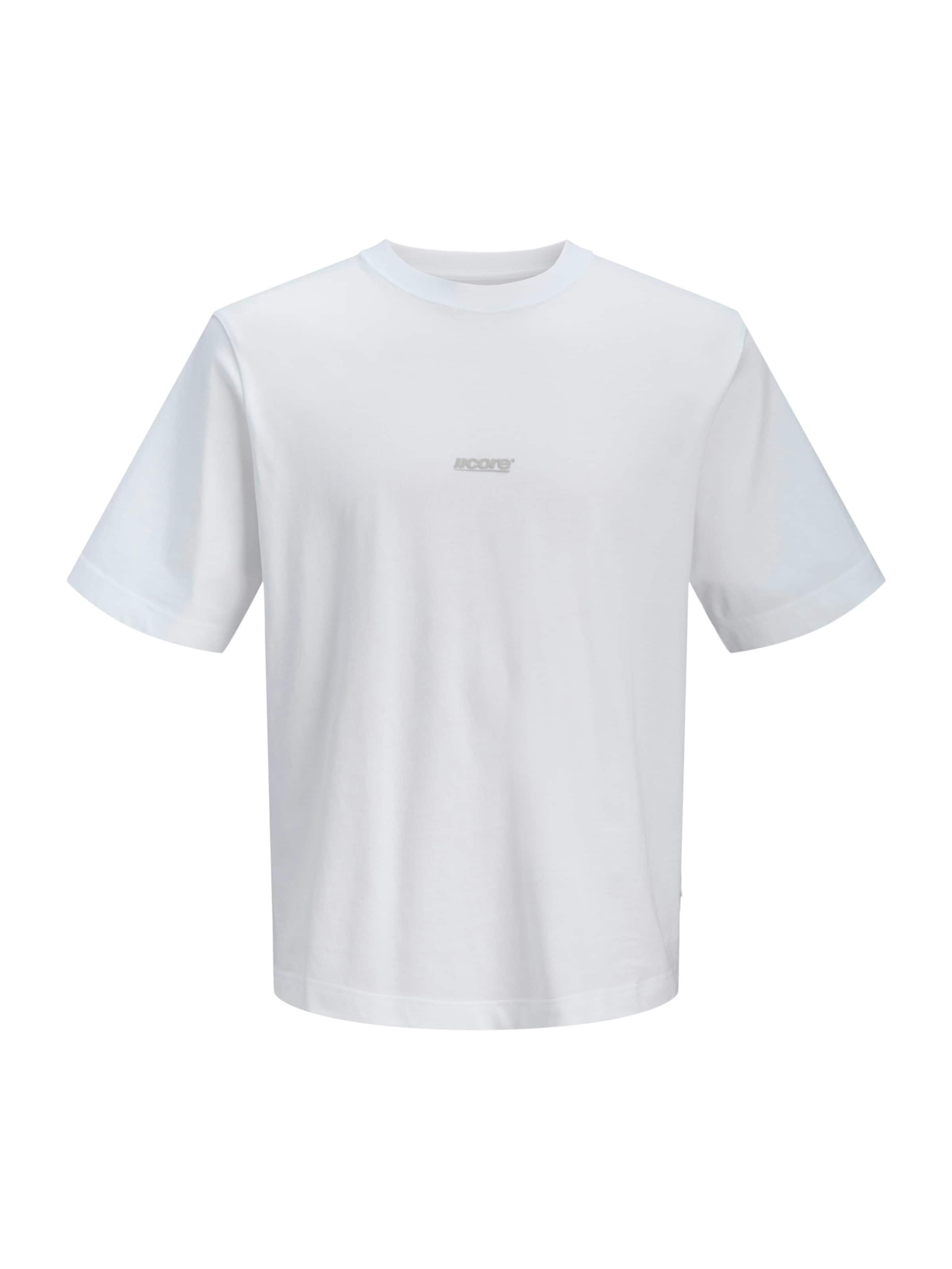 JACK & JONES Μπλουζάκι 'JCOCLUB' σε λευκό: μπροστά