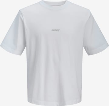 balta JACK & JONES Marškinėliai 'JCOCLUB': priekis