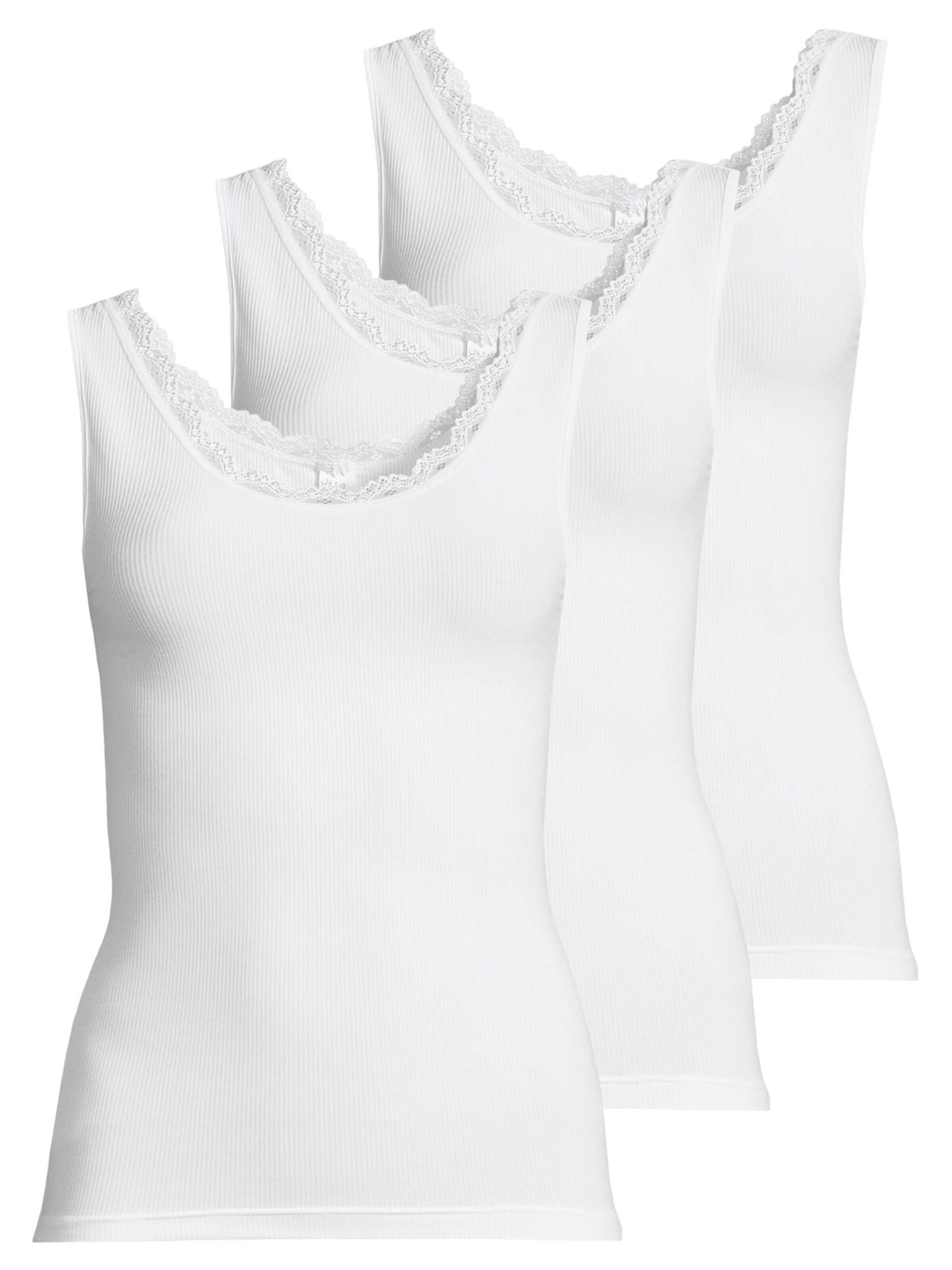 Nina von C. Undershirt 'Body & Soul' in White: front
