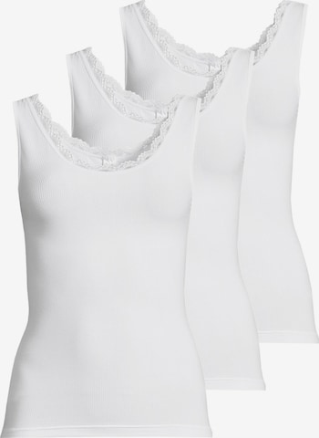 Nina von C. Undershirt 'Body & Soul' in White: front