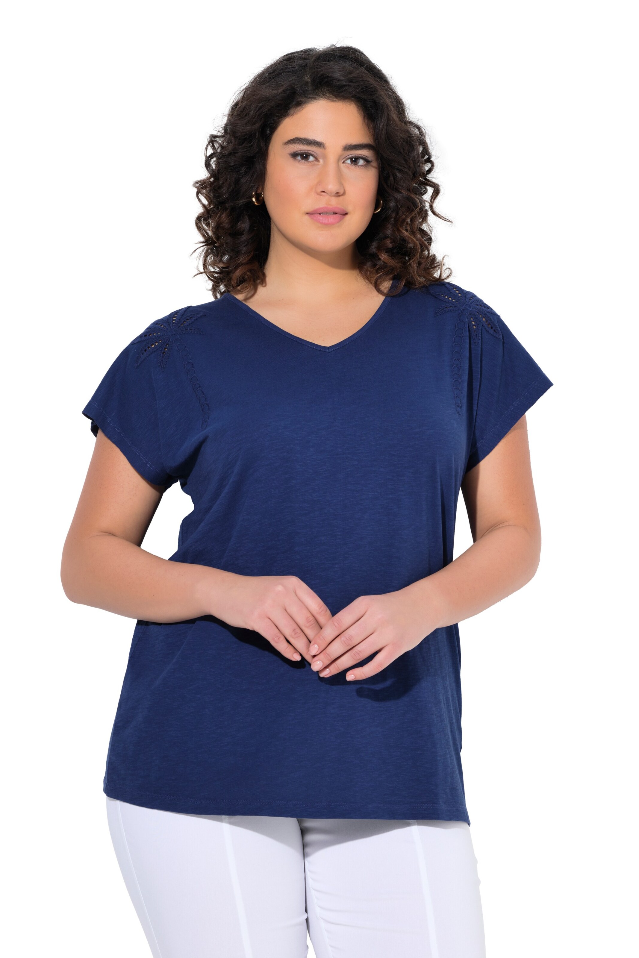 Ulla Popken Shirt in Blue: front