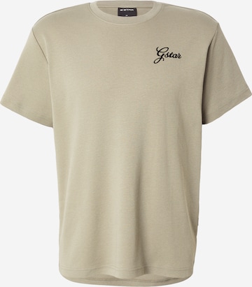 G-STAR T-shirt i grön: framsida