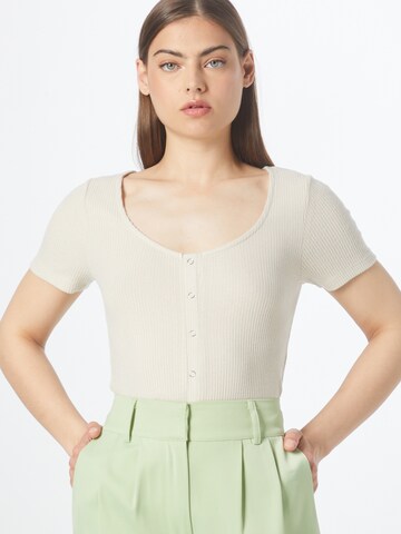 Key Largo Shirt 'BEA' in Beige: voorkant