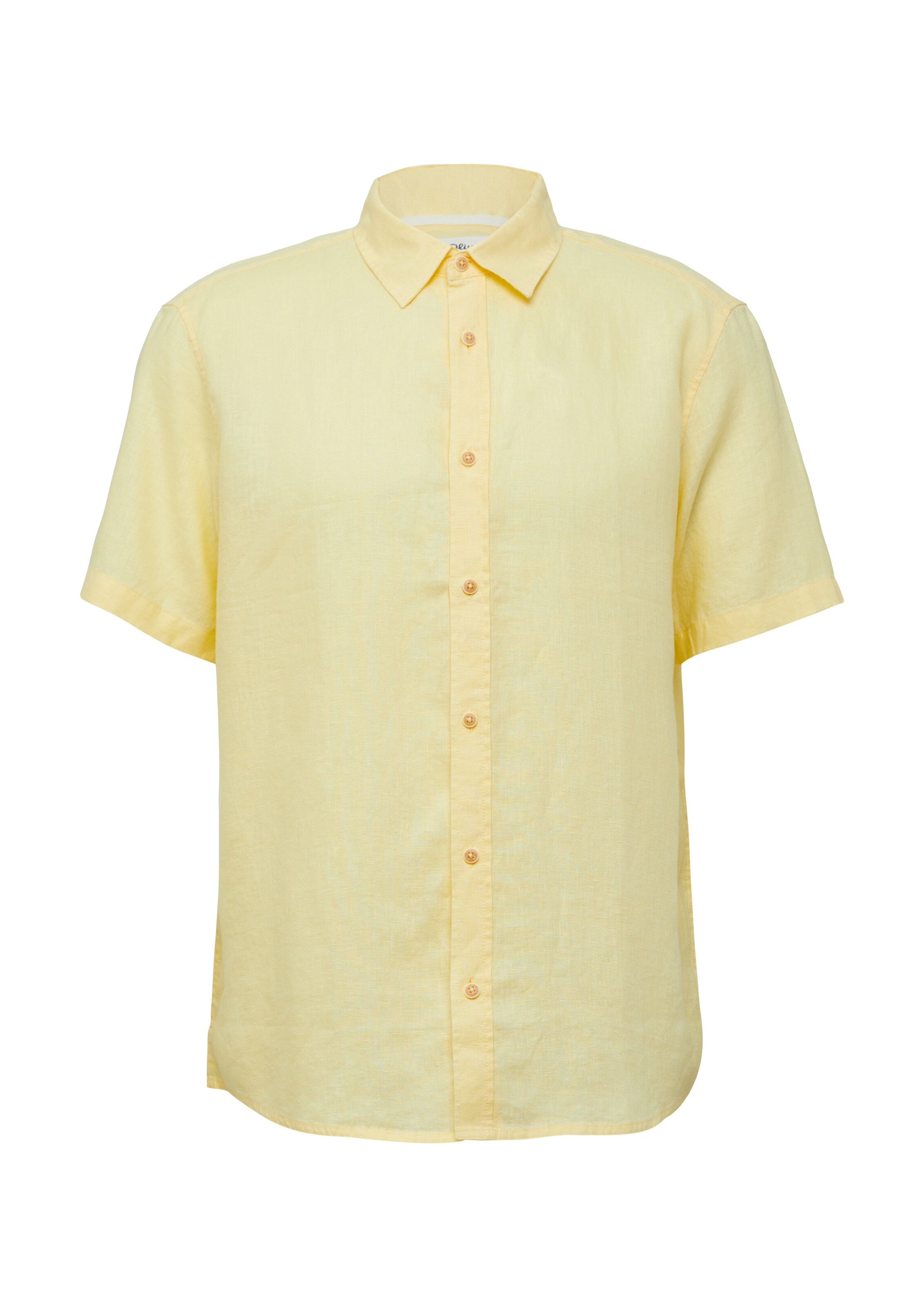 s.Oliver Regular fit Button Up Shirt in Yellow: front