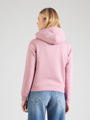 Bluză de molton de la G-STAR pe roz: spate