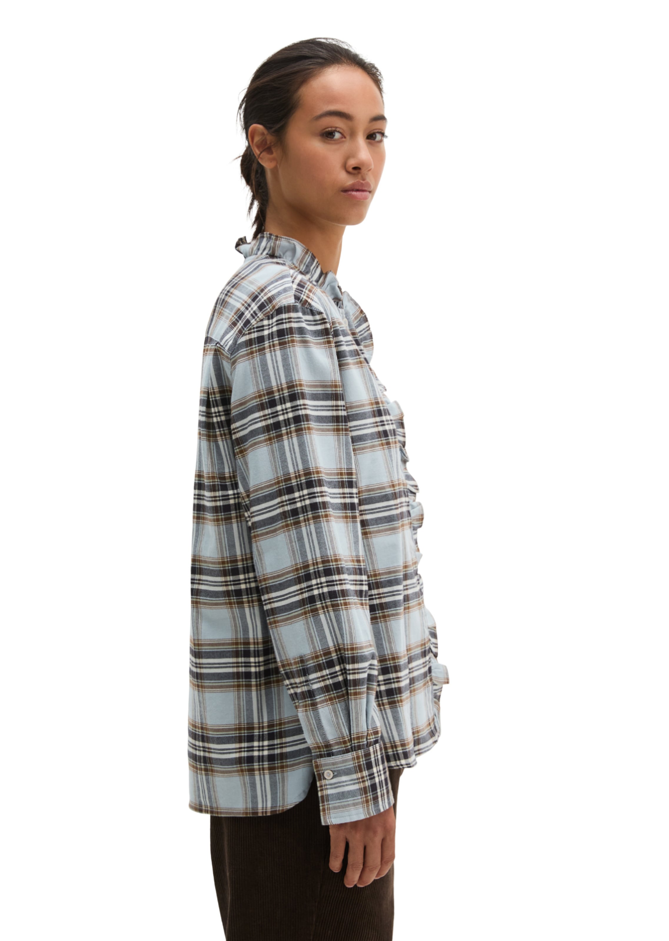 Marc O'Polo Blouse in Blauw: zijkant