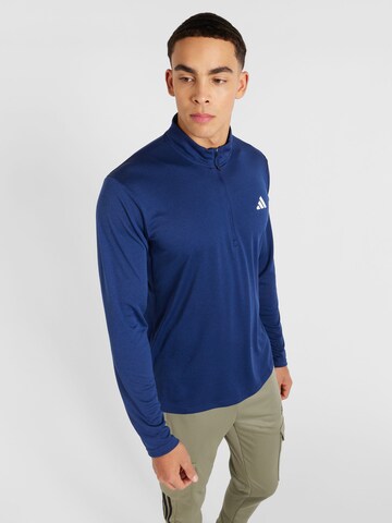 ADIDAS PERFORMANCE Λειτουργικό μπλουζάκι 'Essentials' σε μπλε: μπροστά
