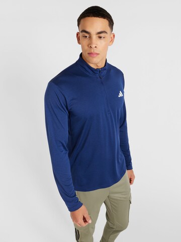 T-Shirt fonctionnel ADIDAS PERFORMANCE en bleu : devant