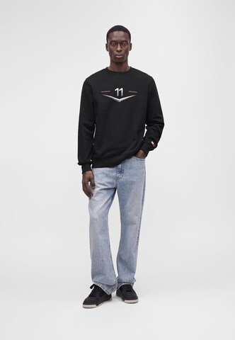 TOMMY HILFIGER Μπλούζα φούτερ 'TH X CF1' σε μαύρο
