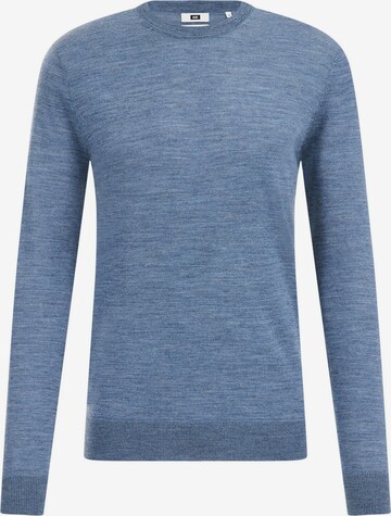 WE Fashion Sweater in Blue: front