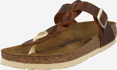 Flip-flops 'Gizeh' BIRKENSTOCK pe bej / maro coniac, Vizualizare produs