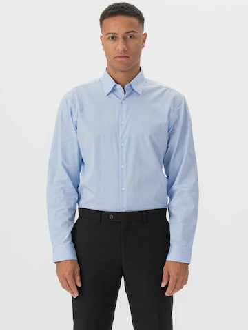 Coupe regular Chemise ' The Original ' TEESHOPPEN en bleu : devant