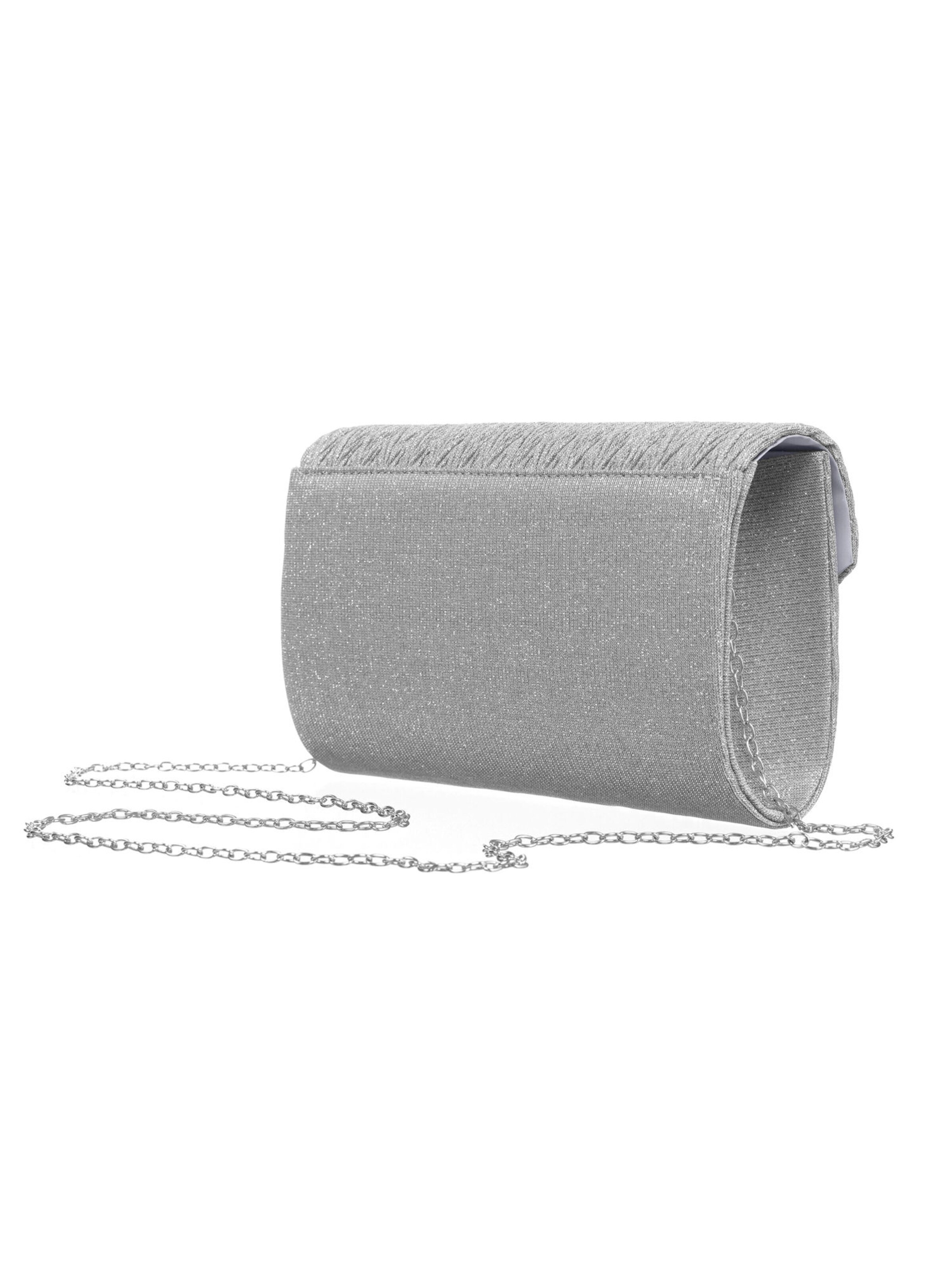 Tomshop24-7 Clutch 'Rovicky Laura' in Silver
