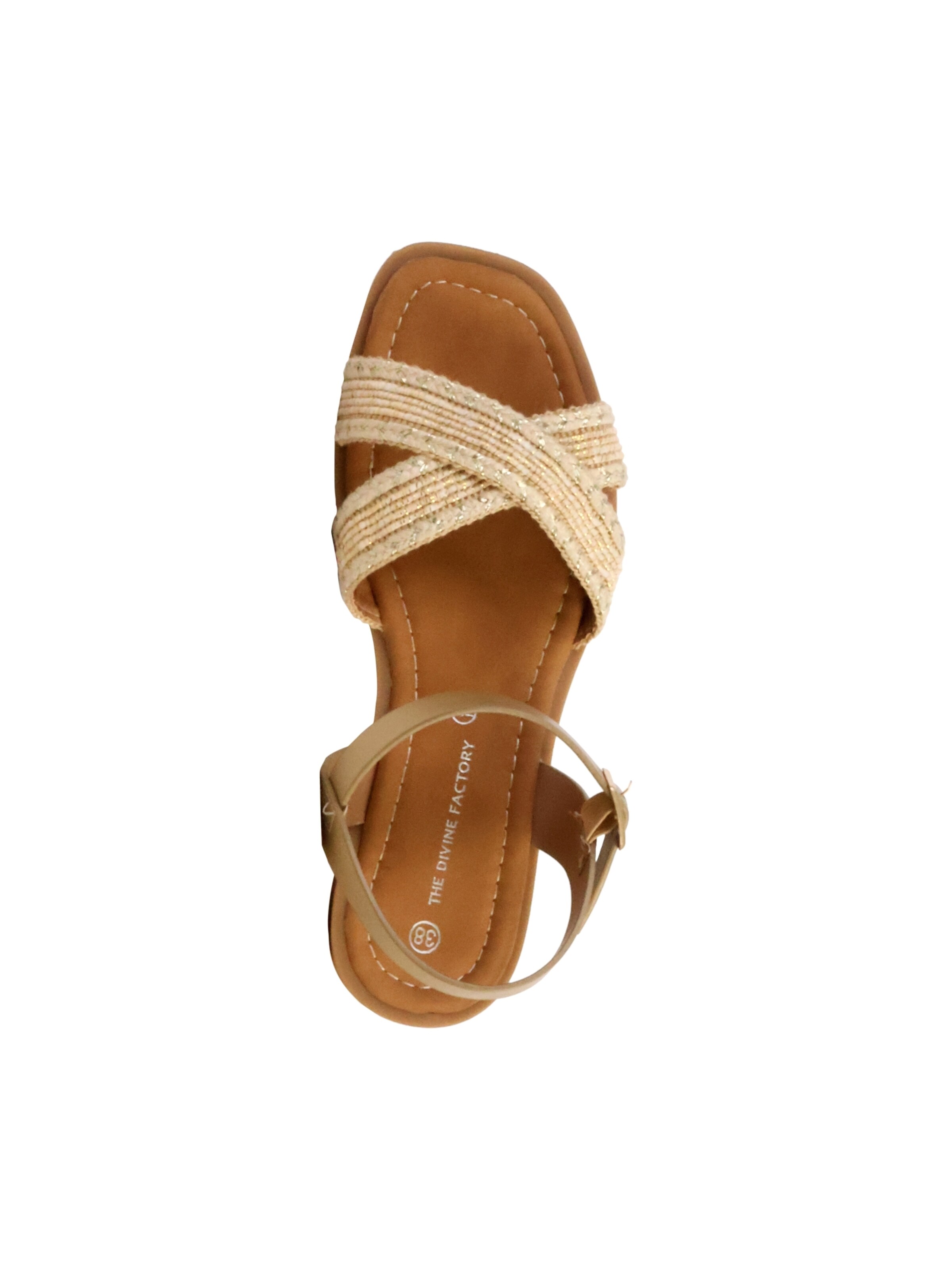 Sandales The Divine Factory en or