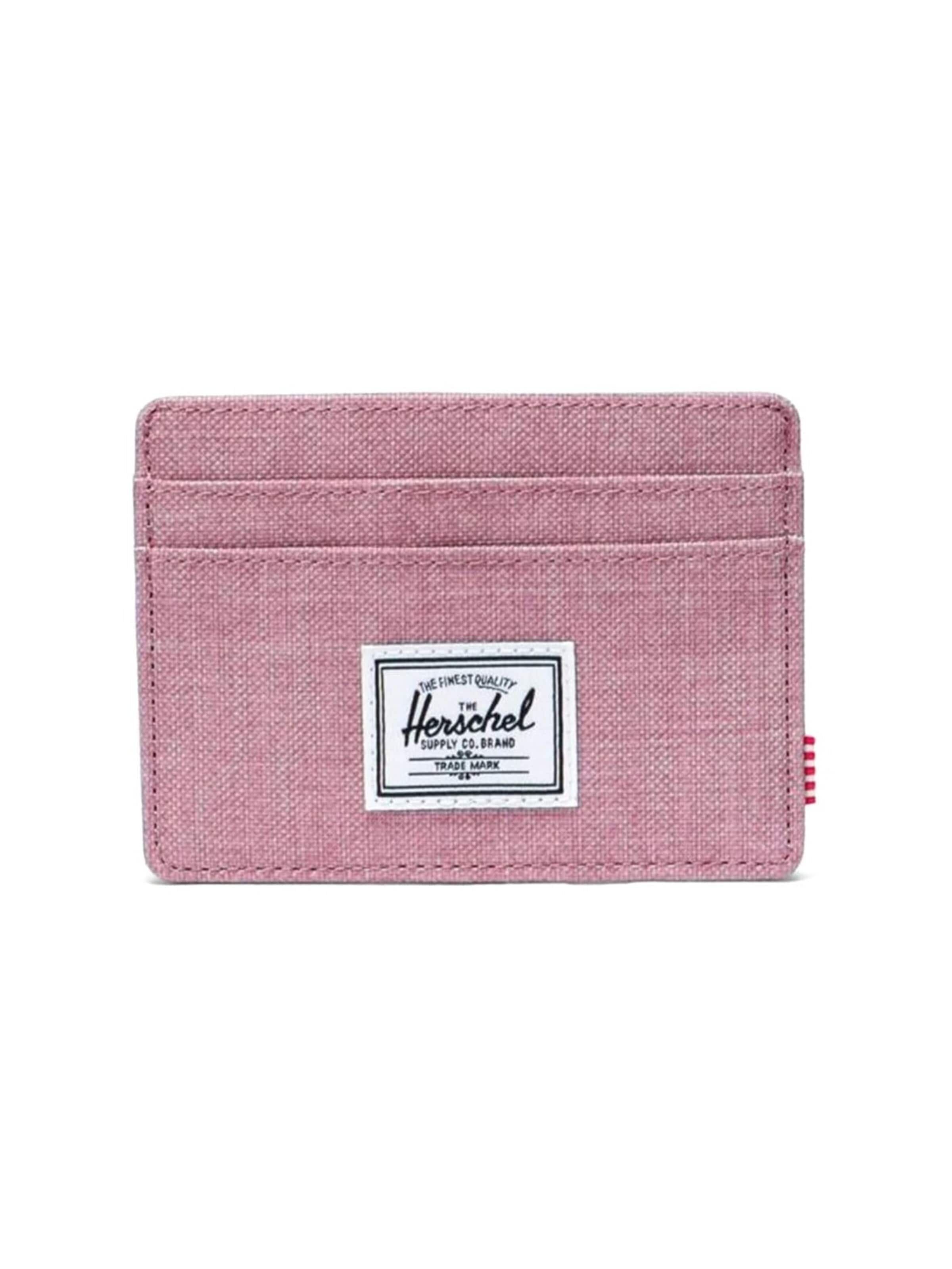 Herschel Wallet 'Charlie Cardholder Lilas Crosshatch' in Purple: front