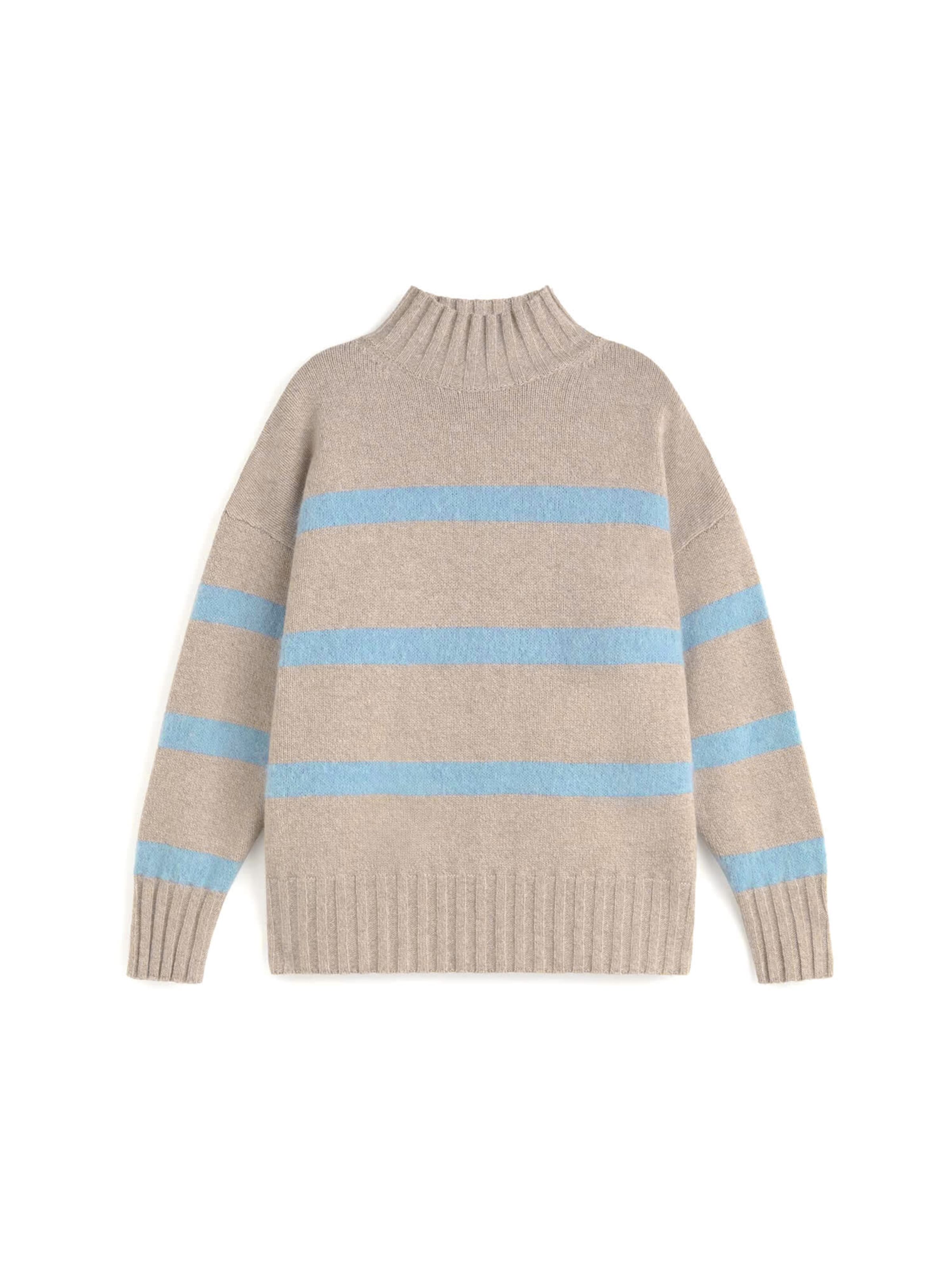 Thinking MU - Pullover 'Audre' em bege: frente