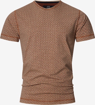 INDICODE JEANS Shirt 'Jude' in Brown: front