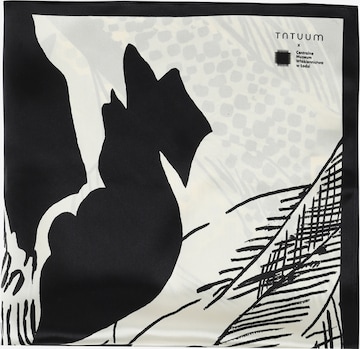 Foulard 'Mokiri' di TATUUM in bianco: frontale