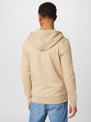 JACK & JONES Sweat jacket 'Star' in Beige