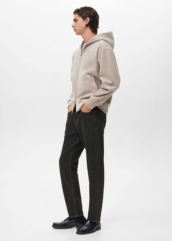 MANGO MAN Sweatjacke 'Courdorz' in Beige