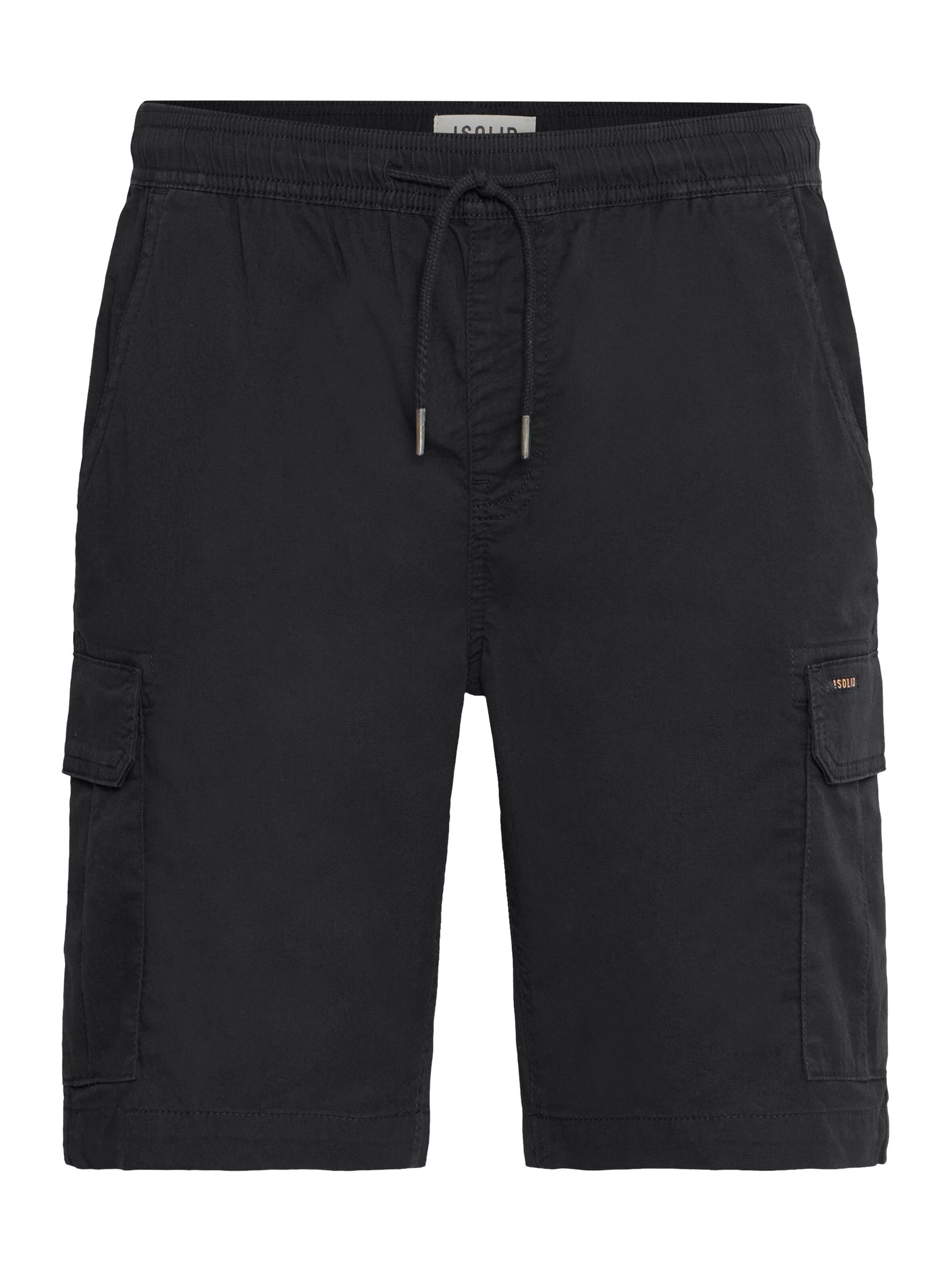 regular Pantaloni cargo ' SDKALLES ' di !Solid in nero: frontale