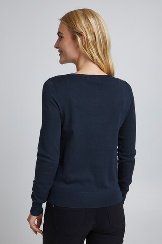 Fransa Knit Cardigan in Blue