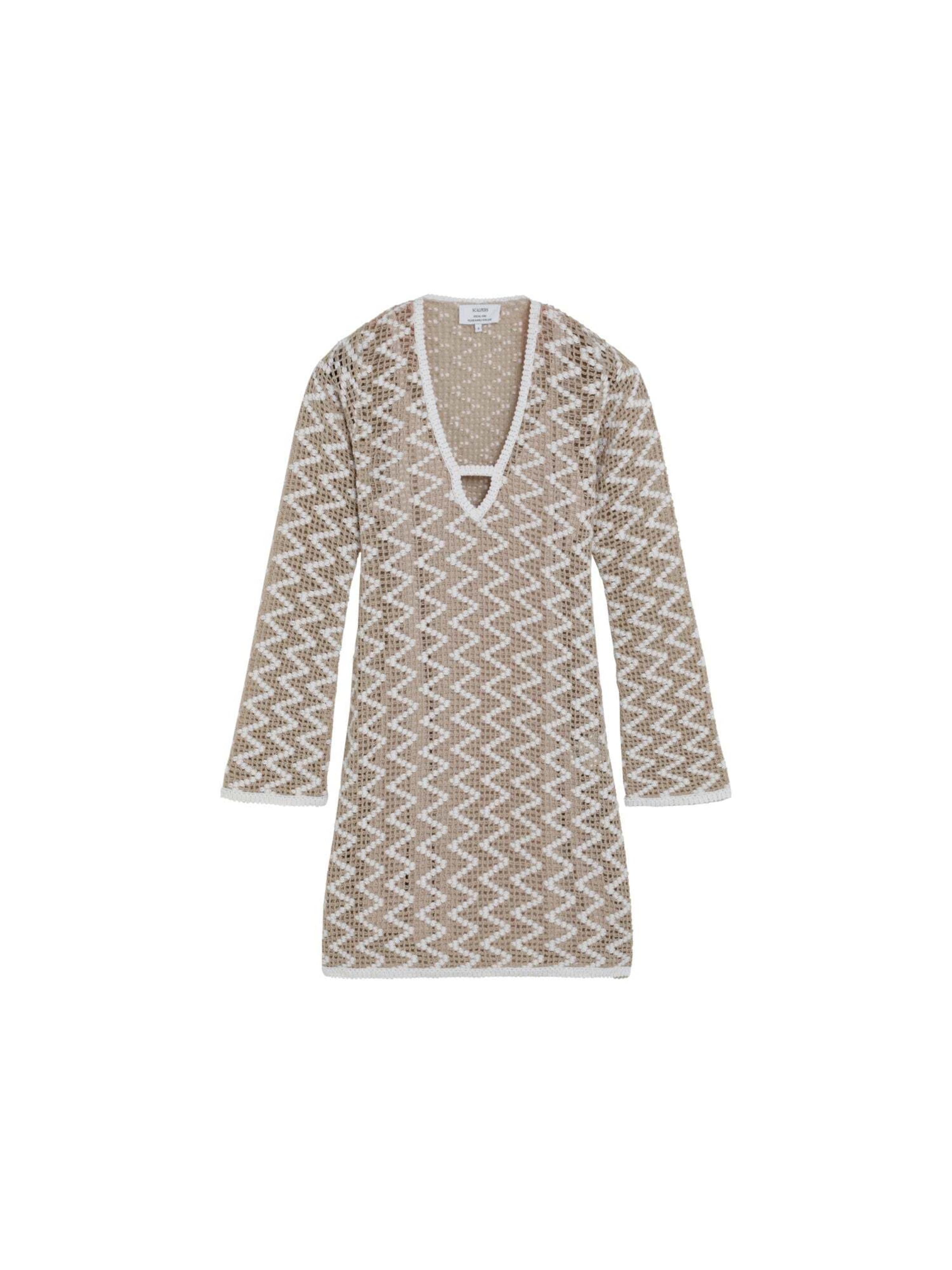 Scalpers Dress ' ' in Beige: front