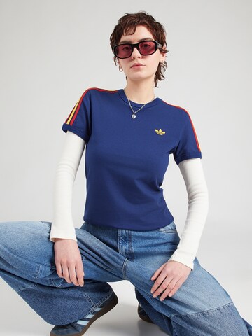 Tricou de la ADIDAS ORIGINALS pe albastru: față