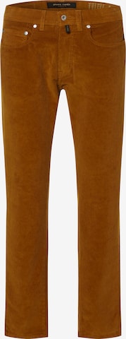 PIERRE CARDIN Pants 'Lyon' in Brown: front