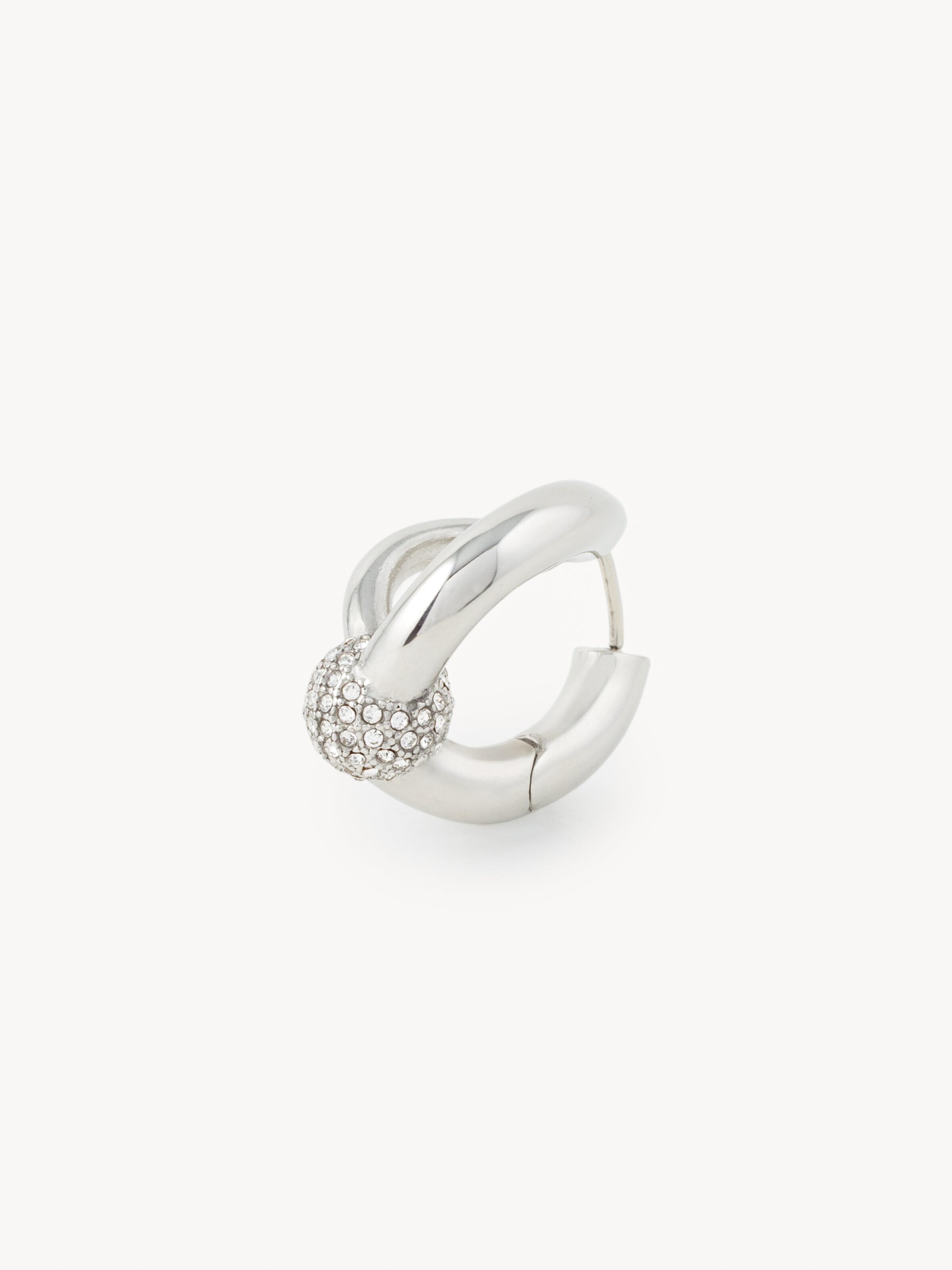 YParis - Pendientes 'Boucle Missie Star S' en plata: frente
