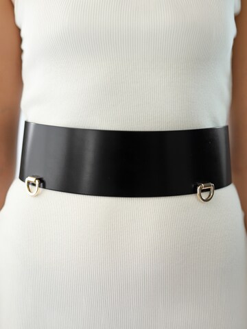 Haute Cuir Riem in Zwart