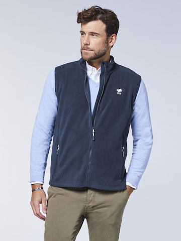 Polo Sylt Vest in Blue: front