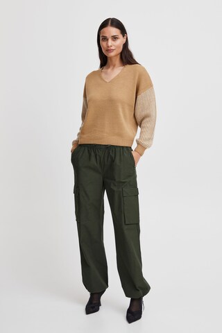 b.young Loose fit Cargo trousers 'Demete' in Green