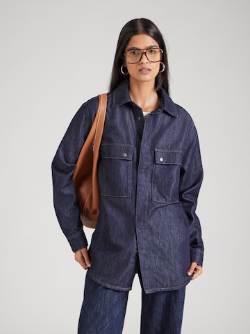 Sisley Блуза в синьо: отпред