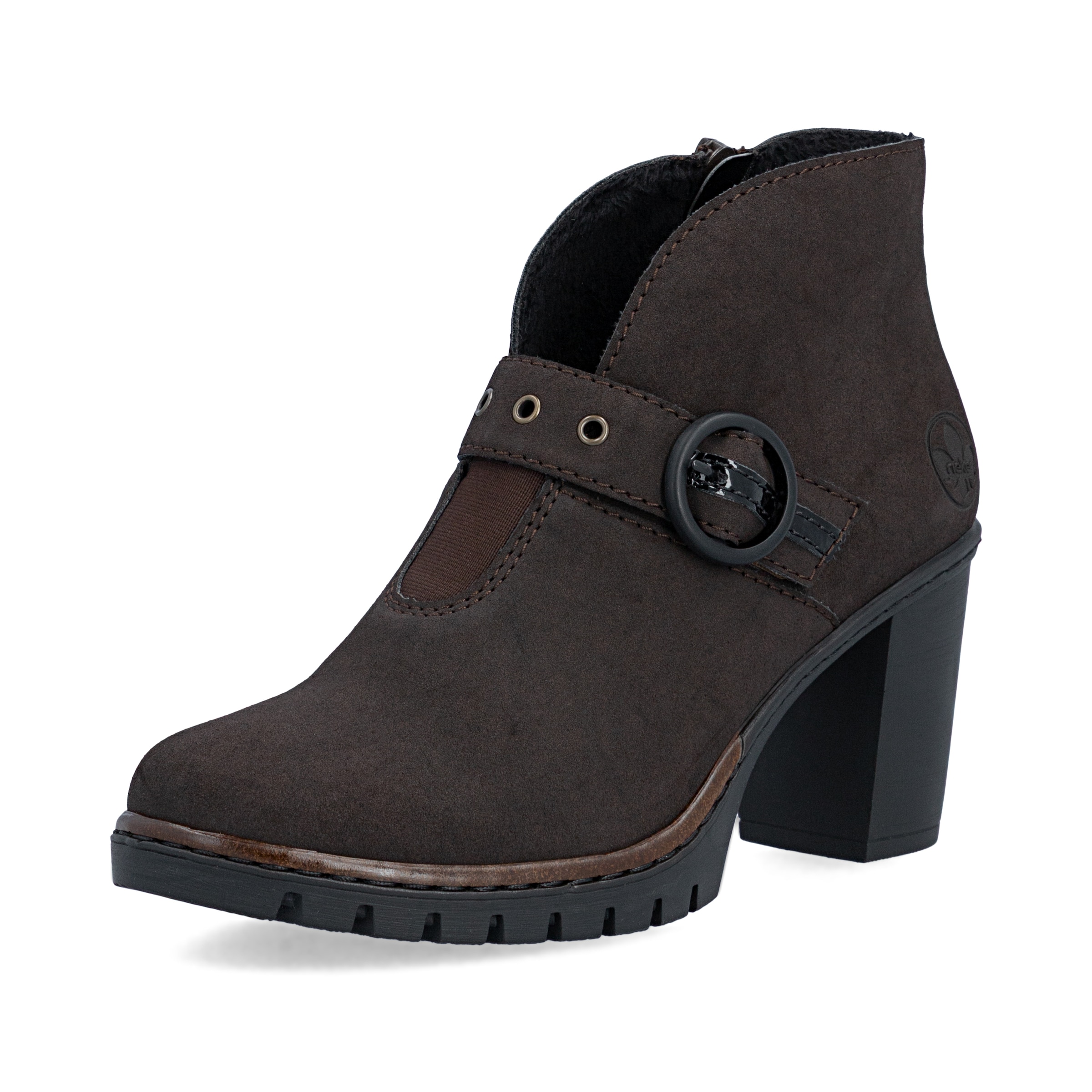 Bottines ' Y2586 ' Rieker en marron : devant
