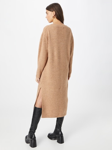 TOM TAILOR DENIM Knitted dress in Brown