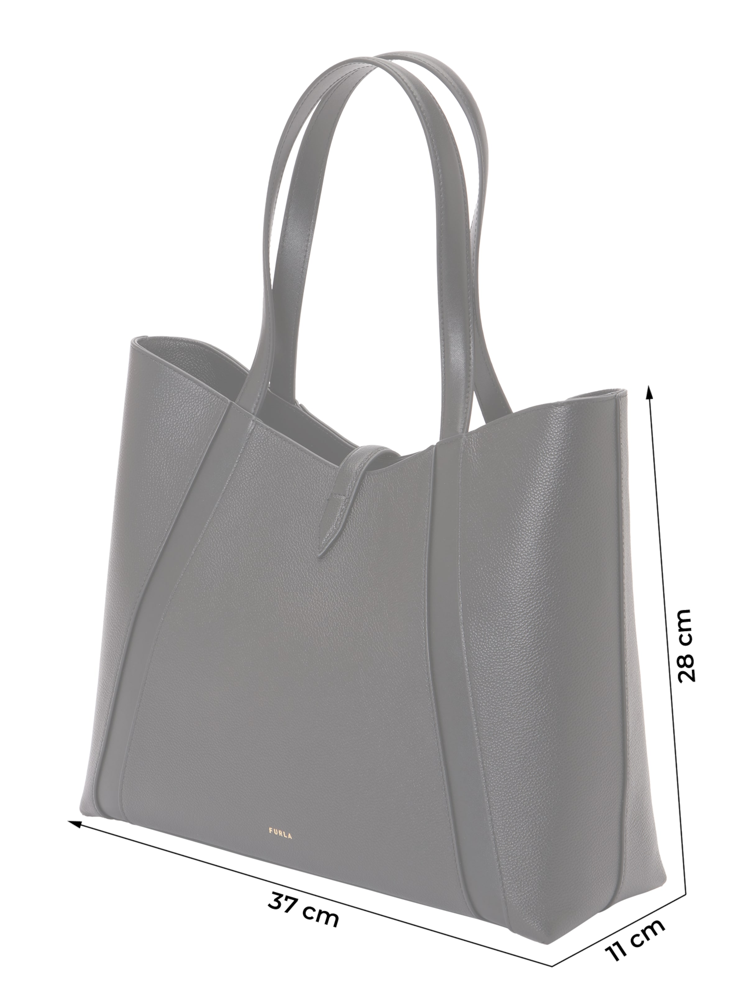 FURLA Shopper 'Goccia' in Black