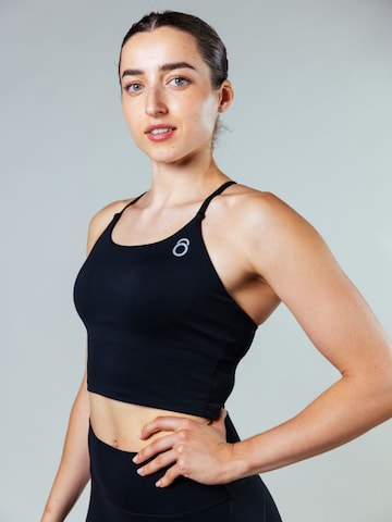 Lifters Sporttop 'Fusion 2-in-1 Top' in Zwart: voorkant