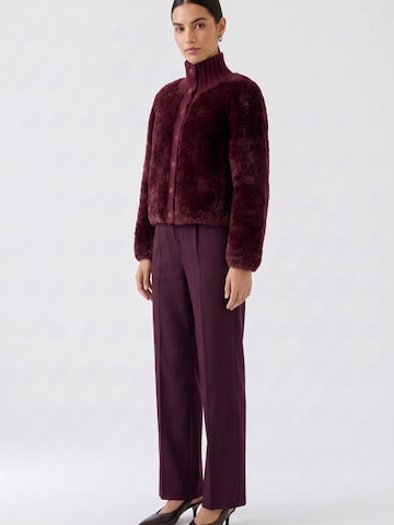 OUI Knit Cardigan in Red